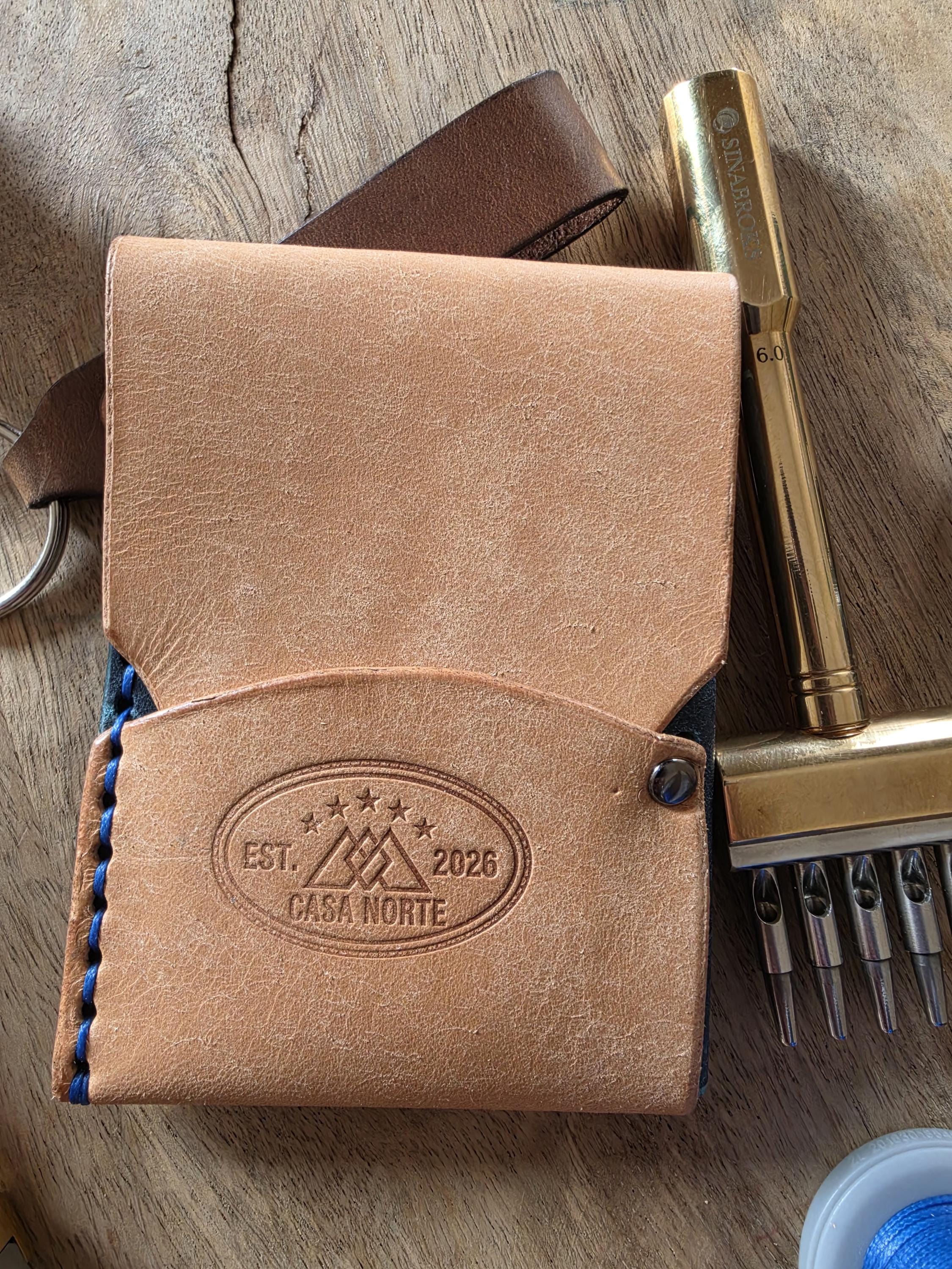 Valley  Handcrafted Leather Wallet  Quick Access Wallet  Minimalist Wallet  Full Grain Leather  Made in USA