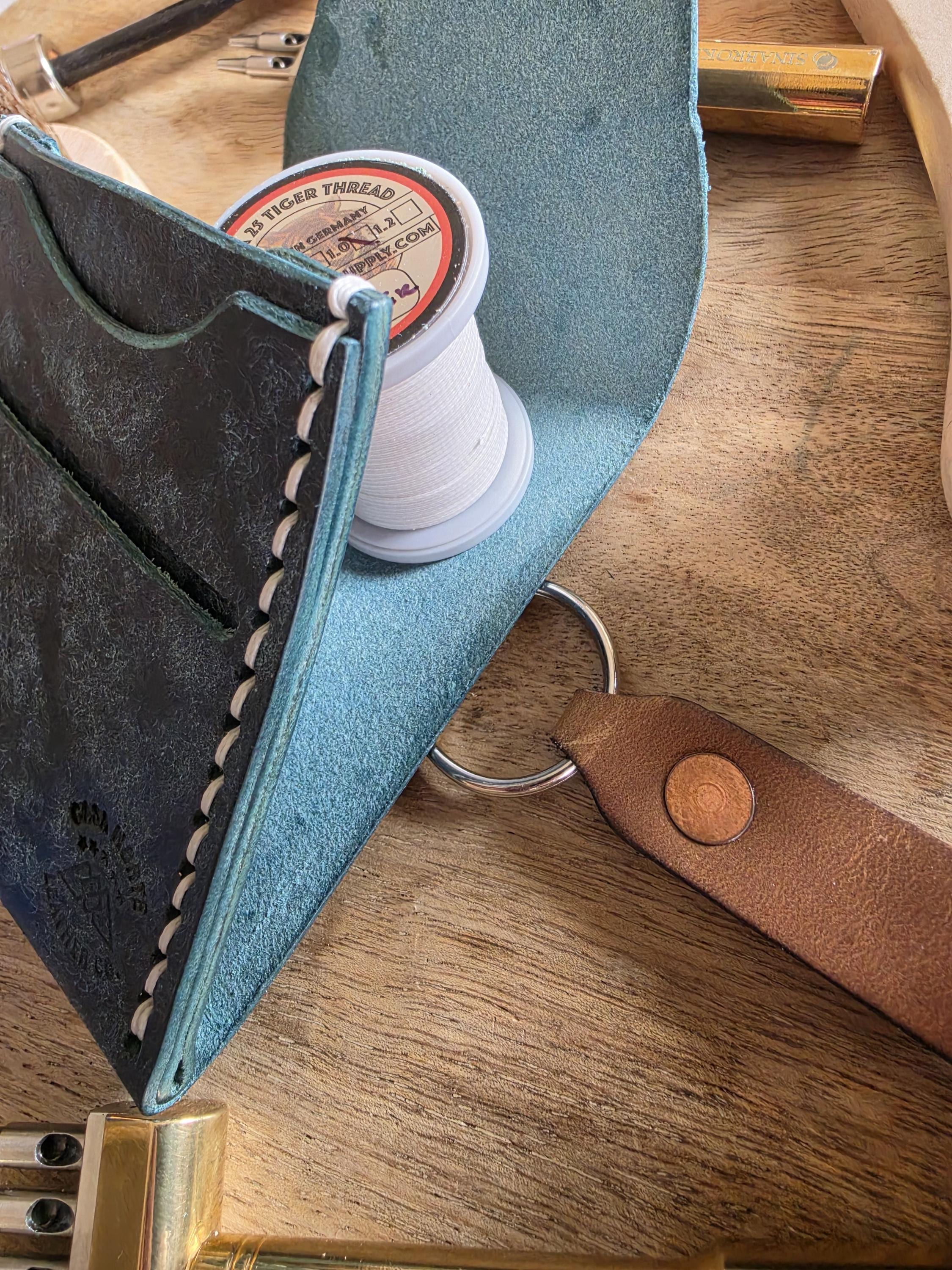 Cactus  Handmade  Minimalist Wallet  Pueblo Leather  Made in USA