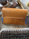 Sierra-Leather Minimalist Wallet  Full Grain Hand-Stitched Card Holder