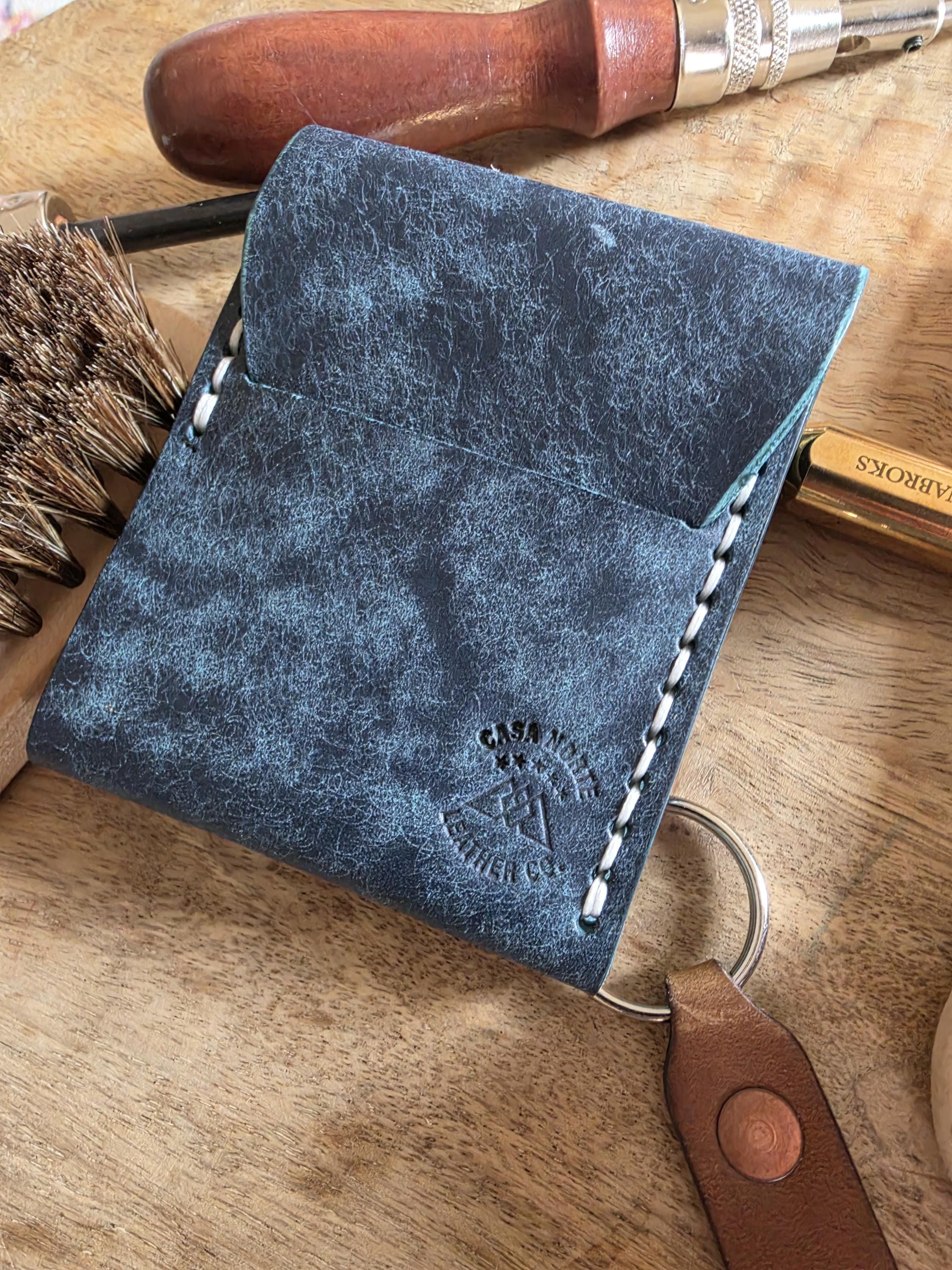 Cactus  Handmade  Minimalist Wallet  Pueblo Leather  Made in USA