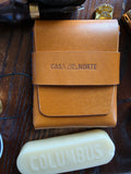 Rio- Handcrafted Vachetta Leather Wallet  Minimalist Full Grain Leather, USA Made